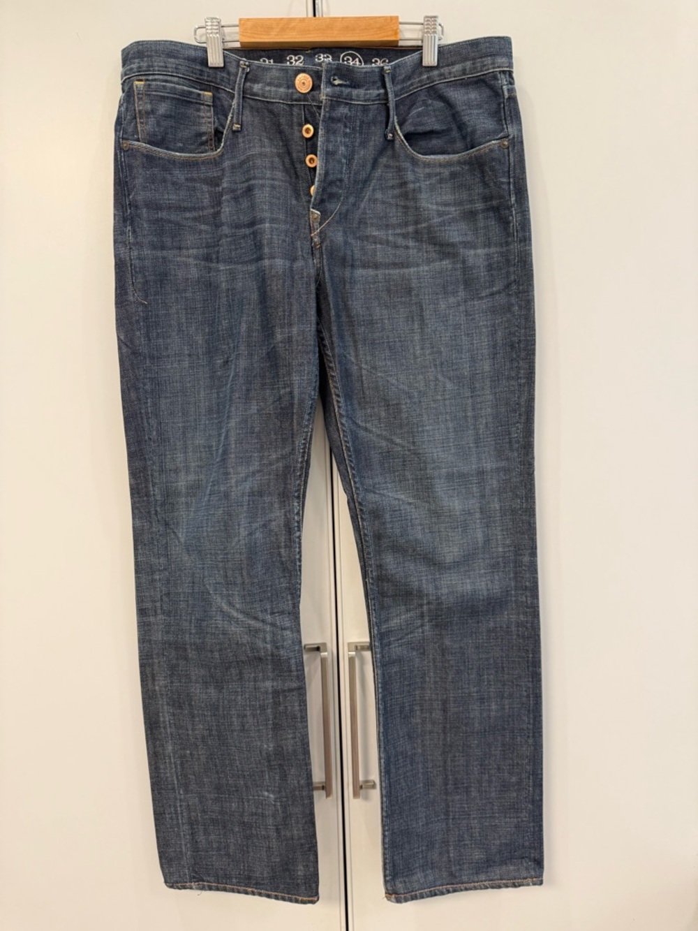 Men’s Earnest Sewn Fulton 06 straight leg jeans